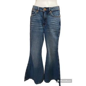 Wrangler Retro Women High Rise Trumpet Flare Jeans Size 27x34 NWT